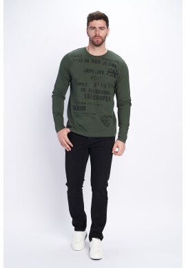 Lee Cooper Памучна блуза с лого - Pepit.bg