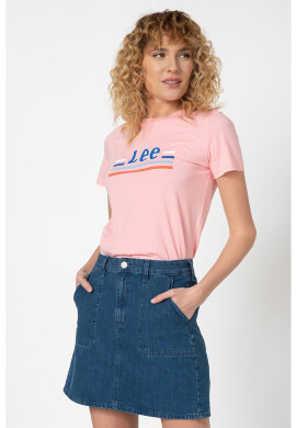 Lee Тениска Essential с лого - Pepit.bg