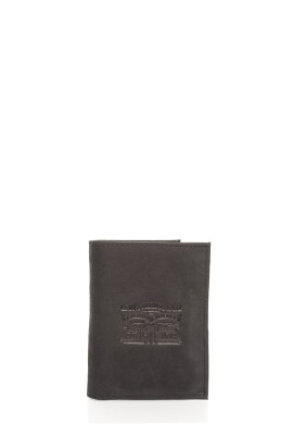 Levi's Black Nubuck Leather Wallet - Pepit.bg