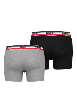 Levis Боксерки с лого - 4 чифта - Черен/Светло сив - Pepit.bg