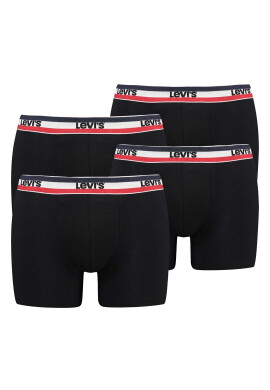 Levis Боксерки с лого - 4 чифта - Черен - Pepit.bg