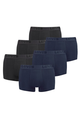 Levis Боксерки с памук - 6 чифта - Черен/Тъмносин - Pepit.bg