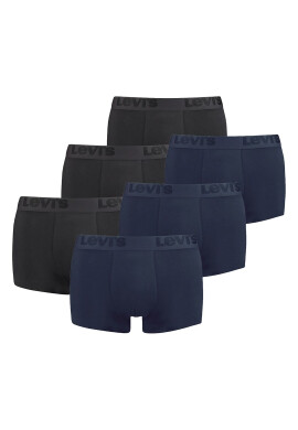 Levis Боксерки с памук - 6 чифта - Черен/Тъмносин - Pepit.bg