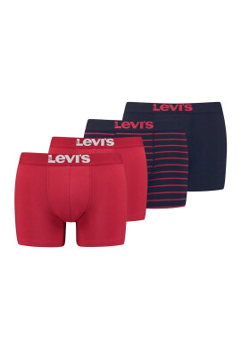 Levis Боксерки с принт - 4 чифта - Червен/Черен - Pepit.bg
