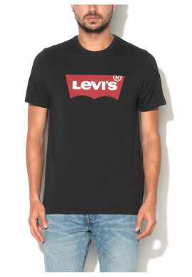 Levis Черна тениска с лого - Pepit.bg