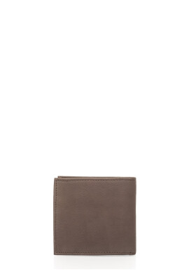 Levis Coffee Brown Nubuck Leather Wallet - Pepit.bg