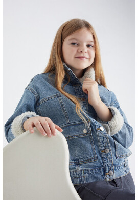 Levis Дънково яке с джобове с капаче - Pepit.bg