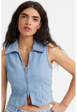 Levis Lilou Дънков къс елек - Pepit.bg
