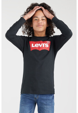 Levi's Памучна блуза с лого - Pepit.bg