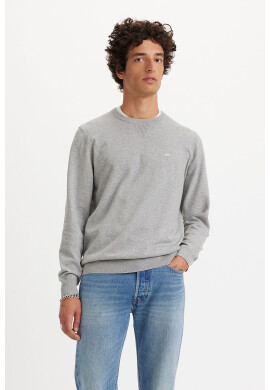 Levis Фино плетен пуловер Housemark - Сив - Pepit.bg