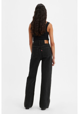 Levis Дънки Ribcage с широк крачол - Черен - Pepit.bg