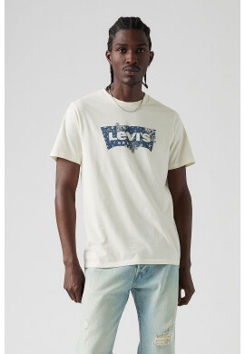 Levis Тениска от памук с овално деколте - Pepit.bg
