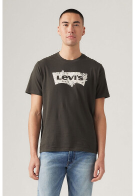 Levis Тениска от памук с овално деколте - Pepit.bg