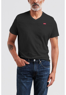 Levis Памучна тениска с шпиц - Pepit.bg