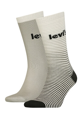 Levi's Унисекс дълги чорапи с лого - 2 чифта - Pepit.bg