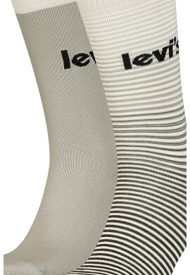 Levi's Унисекс дълги чорапи с лого - 2 чифта - Pepit.bg