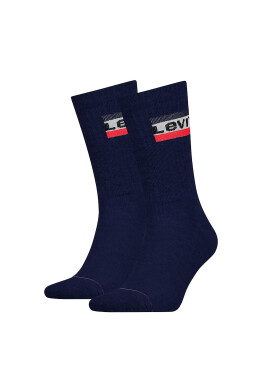Levi's Унисекс дълги чорапи с лого - 2 чифта - Pepit.bg