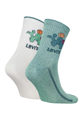 Levi's Унисекс дълги чорапи с щампа - 2 чифта - Pepit.bg