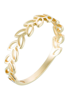 L'Instant D'or 9K Gold Ring With Cut-Outs - Pepit.bg
