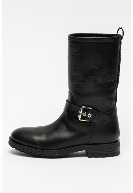 Love Moschino Кожени ботуши - Pepit.bg