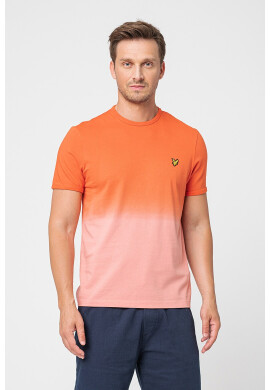 Lyle & Scott Памучна тениска с градиента - Pepit.bg