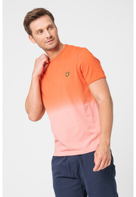 Lyle & Scott Памучна тениска с градиента - Pepit.bg