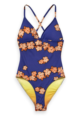 Maison Scotch Двулицев цял бански - Pepit.bg