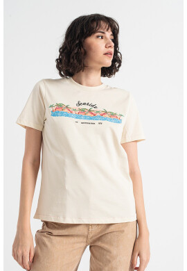 Maison Scotch Тениска с шарка - Pepit.bg