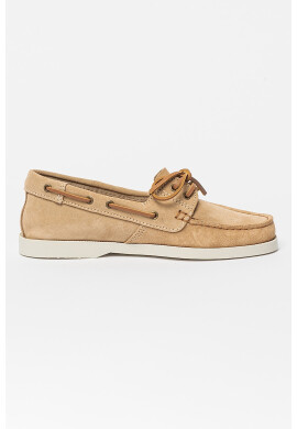 Manebi Велурени мокасини - Светлокафяв - Pepit.bg