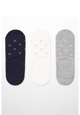 Mango Изрязани чорапи Pinkdot - 3 чифта - Pepit.bg