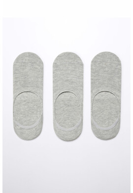 Mango Изрязани чорапи Pinkgrey - 3 чифта - Pepit.bg