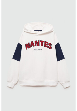 Mango Худи Nantes с надпис - Pepit.bg