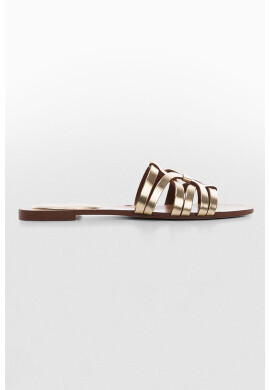 Mango Кожени чехли Pisca - Pepit.bg