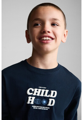 Mango Памучна блуза Child с принт - Pepit.bg