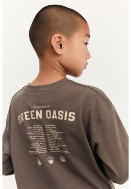 Mango Памучна блуза Oasis с шарка - Pepit.bg