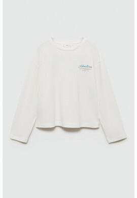 Mango Памучна блуза Ocean с бродерии - Pepit.bg