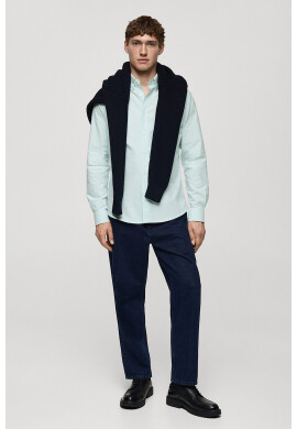 Mango Памучна риза Oxford - Pepit.bg