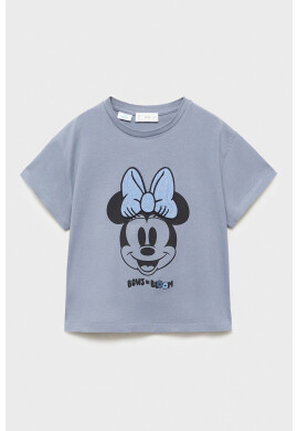 Mango Памучна тениска Minnie Mouse - Pepit.bg