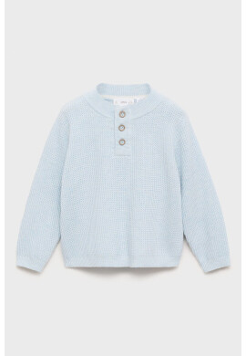 Mango Пуловер Henley - Pepit.bg