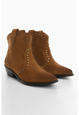 Mango Велурени боти Salto - Pepit.bg