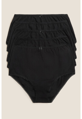 Marks & Spencer Бикини хипстър с памук 5 чифта - Pepit.bg