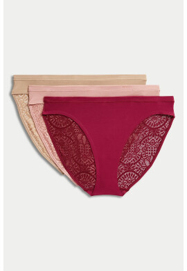 Marks  Spencer Бикини с дантела - 3 чифта - Pepit.bg