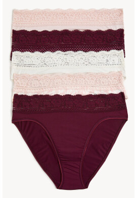 Marks & Spencer Бикини с дантела - 5 чифта - Pepit.bg