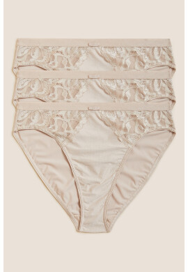 Marks & Spencer Бикини Wildblooms - 3 чифта - Pepit.bg