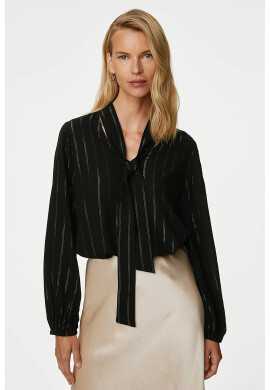 Marks  Spencer Блуза на райе - Pepit.bg
