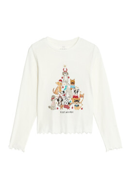 Marks & Spencer Блуза с коледни шарки - Pepit.bg