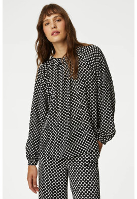 Marks  Spencer Блуза с овално деколте - Pepit.bg