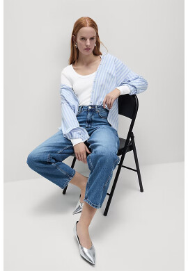 Marks  Spencer Блуза с овално деколте - Pepit.bg