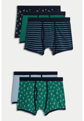 Marks  Spencer Боксерки с еластична талия - 5 чифта - Pepit.bg