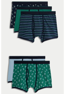 Marks  Spencer Боксерки с еластична талия - 5 чифта - Pepit.bg